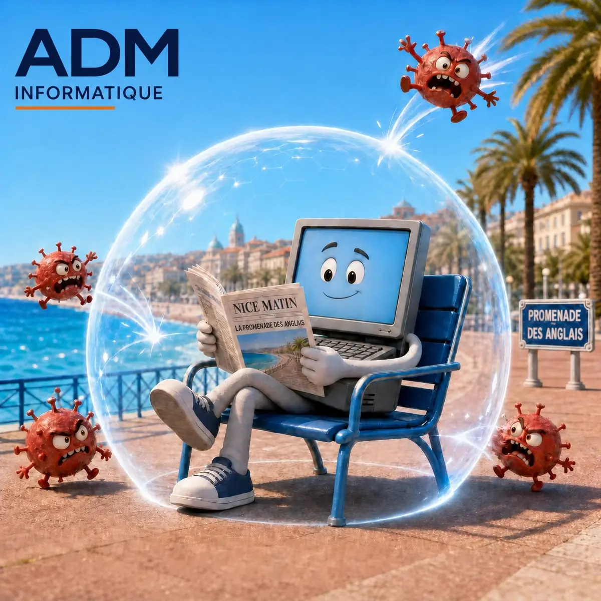 Protéger son ordinateur des virus — ADM Informatique